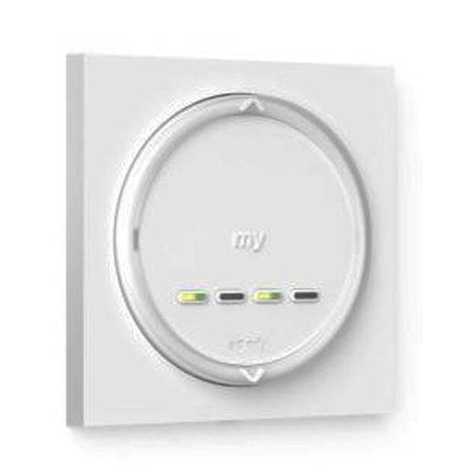 Emisor de pared Somfy radio IO: Amy 4 Modes con marco