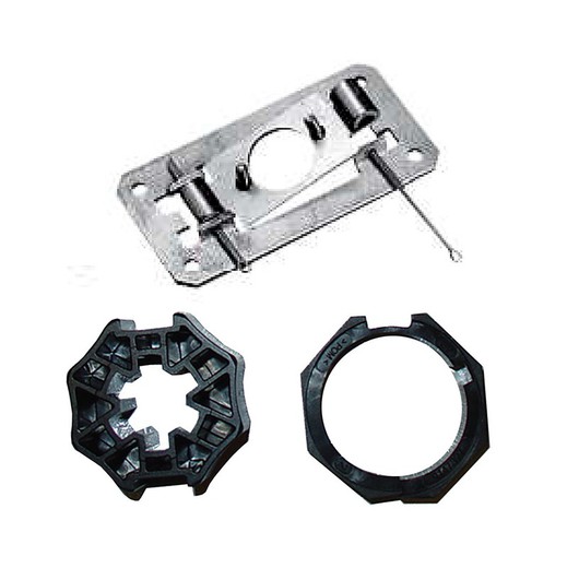 Kit BASIC motor G40 Somfy: Soporte + Adaptador Octogonal Ø 40