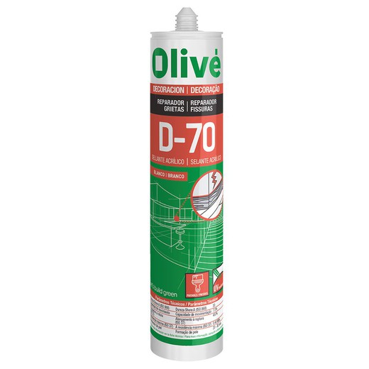 Masilla sellante acrílica OLIVE D-70 (300 ml.)