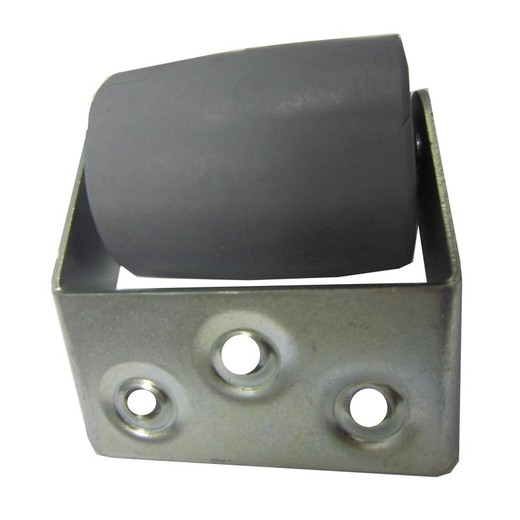 Guía cinta para persiana de acero blanco de 40x75x19 mm