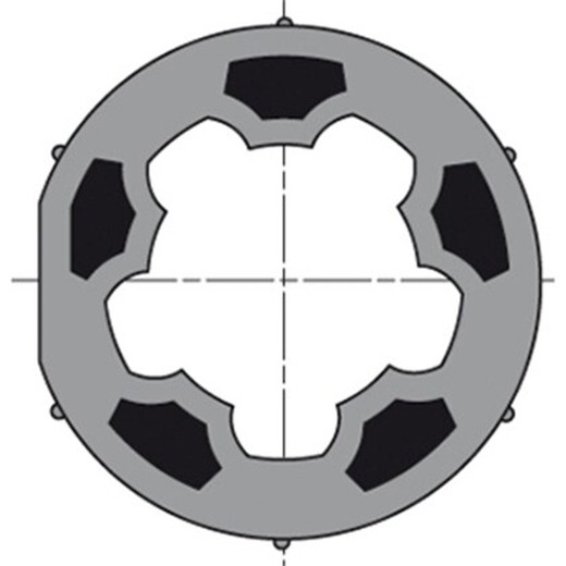 Roue motrice Somfy LT50 / Ø 60 RONDE