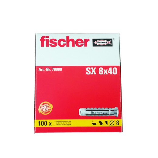 Taco FISCHER Nylon *SX* Ø 8 mm x 40 (100 uds.)