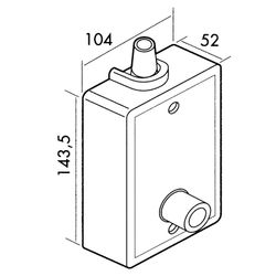 Revestimento externo/luva para torno K-80