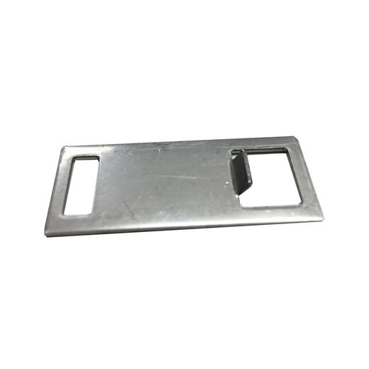 Chapita PLANA 42 x18 mm. para persiana de madera (se complementa con anilla V-0140)