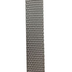 Ruban aveugle 22 mm. Gris clair n°1 lisse. Rouleau de 6m et 50m.