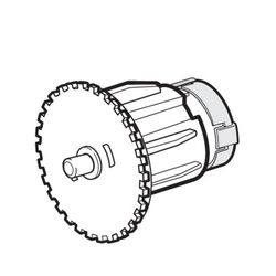 Virole PVC Ø 43 mm avec pointe Ø 10 mm. rétractable