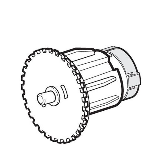 Virole PVC Ø 43 mm avec pointe Ø 10 mm. rétractable