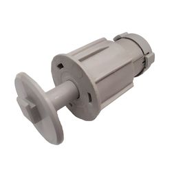 Virole Ø 43 mm PVC escamotable pêne carré 13 mm.