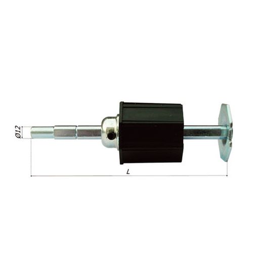 Contera Ø 60 octogonal PVC / E-12 Extensible