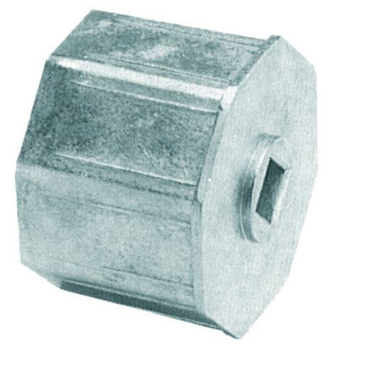Contera Ø 60 octogonal ZAMAK / agujero Q.13 mm - cardan