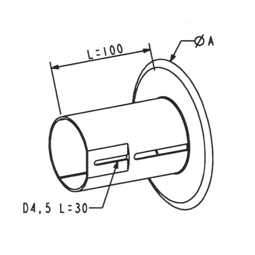 Disco contenedor PVC Ø 155 mm. / Eje octo. Ø 60