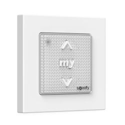 Émetteur mural radio IO Somfy : Amy 1 Modes A/M + cadre carré