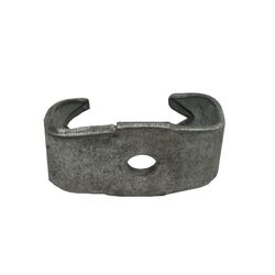 Agrafe en fer dentelée pour sangle