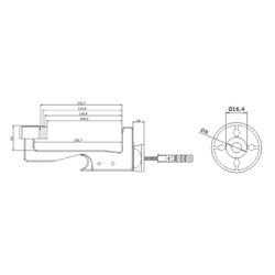 MANILLE DE RETENUE avec vis - 2 LAMES Mallorquina