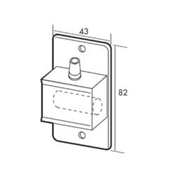 Guide-câble extérieur -Mt- avec buse