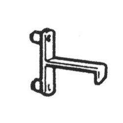 GUIADOR 2 RODILLOS EMPOTRAR A PARED - DERECHO