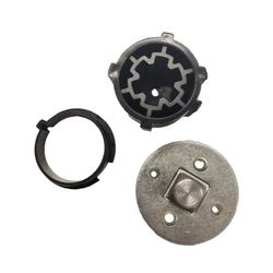 Kit básico de motor G40 Somfy / CORTINA: Suporte + adaptador de alumínio Ø 43