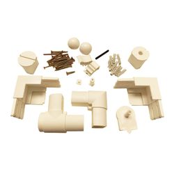 Kit completo de acessórios para rede mosquiteira de porta prática ECO