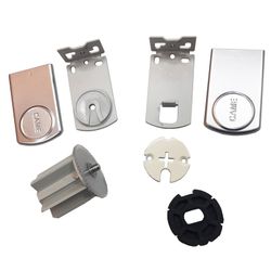 Kit moteur rideau Ø 43 : supports de support 55 mm avec garnitures