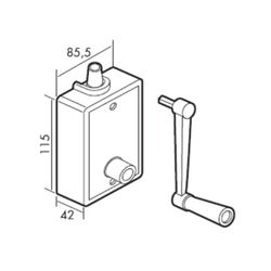 KIT tour extérieur K40 (coffret+mécan.+poignée+coffret)