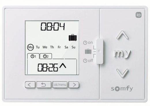 Commande murale Somfy Chronis io