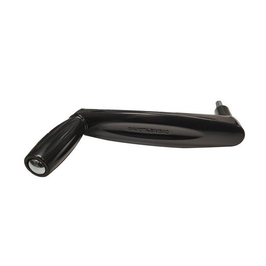 Manivela torno INTEGRAL 123 mm. perno Hexag: 6 mm. Elevado
