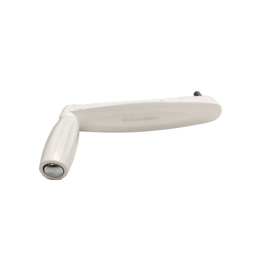 Manivela torno INTEGRAL 123 mm. perno Hexag: 6 mm. Elevado