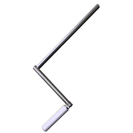 Manivela Torno "K"  75 mm / Perno Hexag: 9 x  100 mm