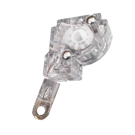 Maquina / Regulador de orientacion VENECIANA para eje de media luna Ø 4 mm. y cabezal de 25 mm.