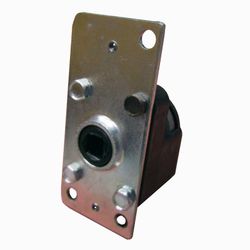 Mécanisme de tour aveugle BGM A-20 / 75x34x32 mm. Avec plaque en aluminium anodisé argent