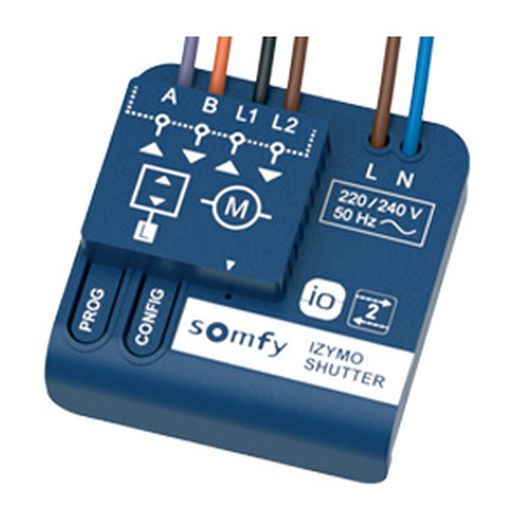 Mini Receptor Somfy Izymo Persiana tecnología IO