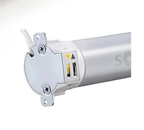 Motor Somfy 24V: ROLL UP 28 WT - cortinas interior - cabezal con orejas