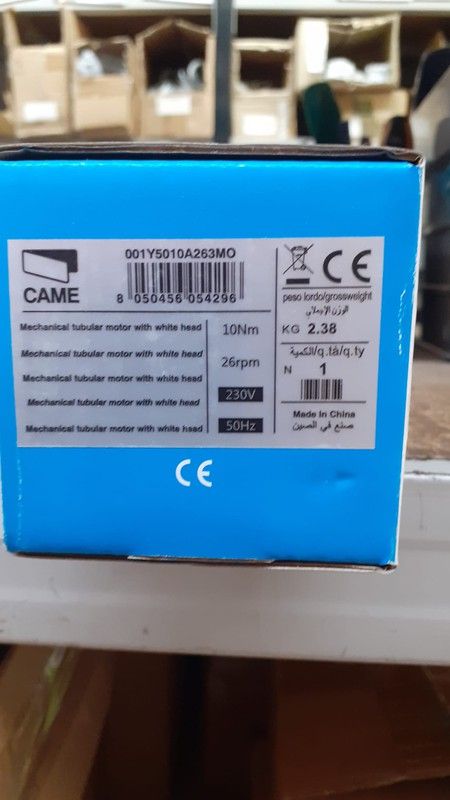 Veio Motor Cego MONDRIAN 5 - Ø 45 10 Nm / 26 rpm - f.c. mecânico