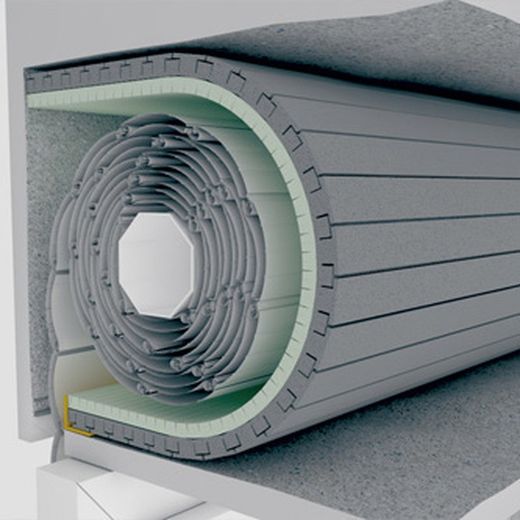 Panel aislante cajón de obra de Persiana Persiterm: Neopor (BASF) 25 mm. grosor: 100 cm. largo x 50 cm. ancho