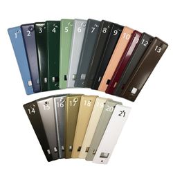 Placa de alumínio para pá de metal padrão R-01: 200x55x17 mm