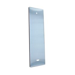 Placa CIEGA aluminio para recogedor R-01: 205x58 mm.
