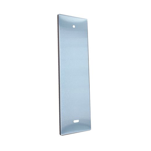 Placa CIEGA aluminio para recogedor R-01: 205x58 mm.