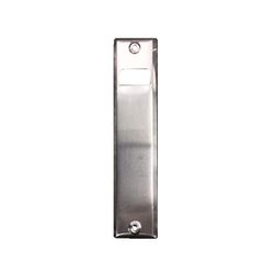 Placa metálica para pá de lixo de 8 m: 243x53x06