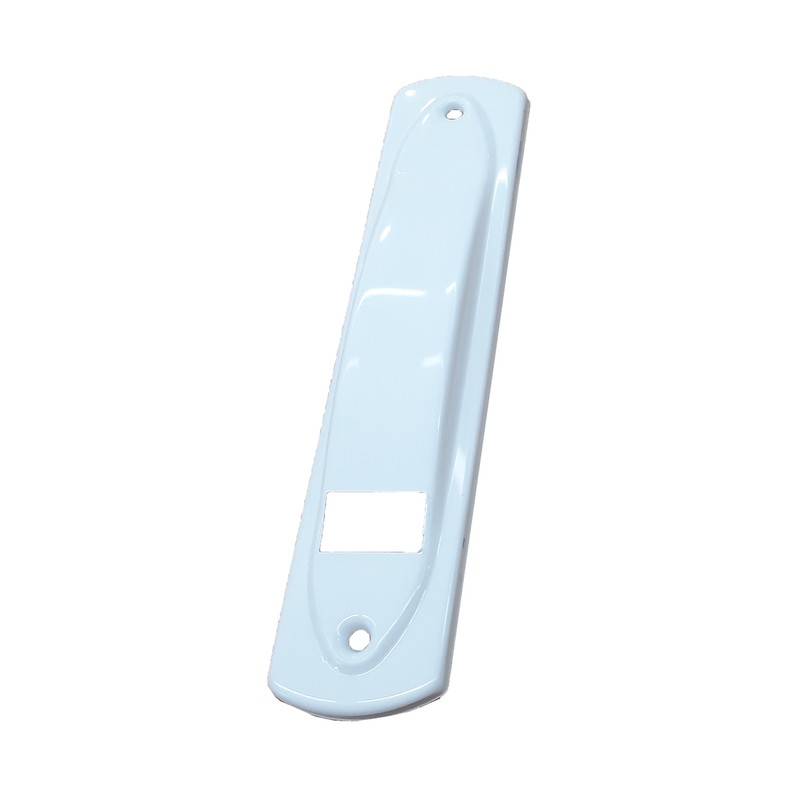 Recogedor de PVC exterior de persiana color blanco con cinta de 20mm