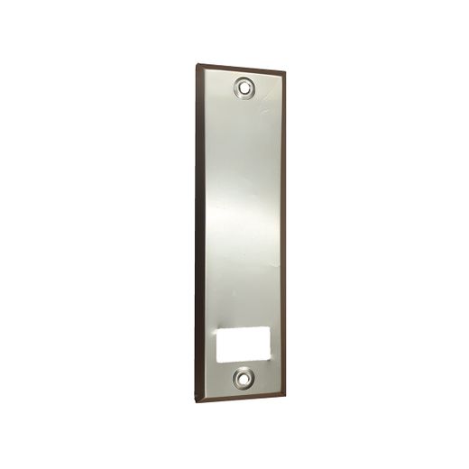 Placa para recogedor Milan / D. entre tornillos: 170 mm. / Alto 200 mm x Ancho 55 mm. x Espsor 0,5 mm - ALU and.