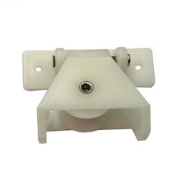 Poulie basculante pour cordon fin mat