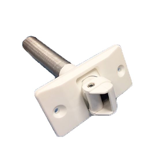 Polea pasacintas para cinta de 14mm con escudo y muelle guiador