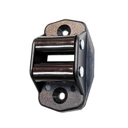Poleita de PVC con 2 rodillos para cinta de 22 mm