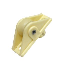 Polia GUIACORDON em PVC com rolo de nylon para mola