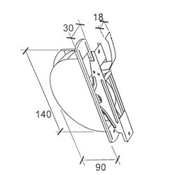 Micro ruban "Uni" 18mm/boîtier 30 mm SANS pivot : SANS platine