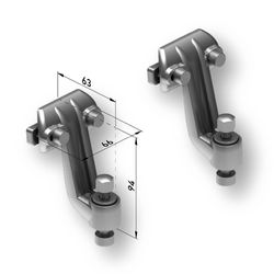 Bandes frontales pour barre de chargement de store