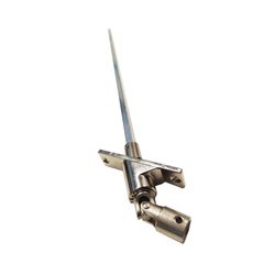 SNODE 90º: haste C.8 x 500 mm. / placa 22 mm. / para manivela Ø 14 mm.