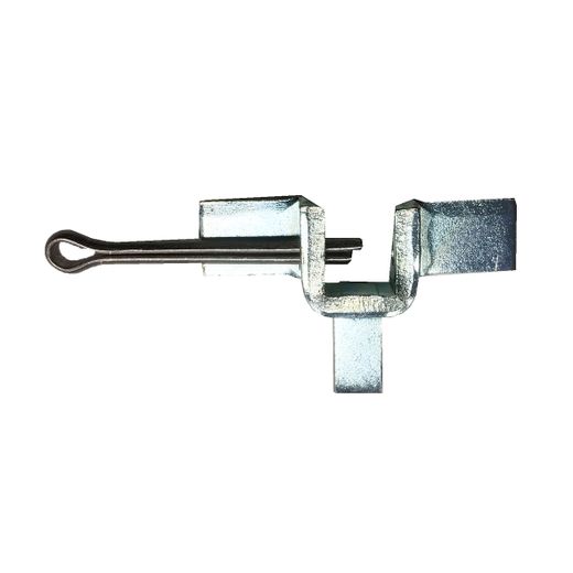 Soporte abierto de soldar para motor c/ perno Q. 10 mm.