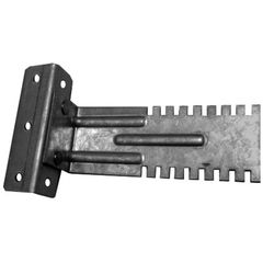 Support vis "D" au cadre (tôle 3 mm) dentelé