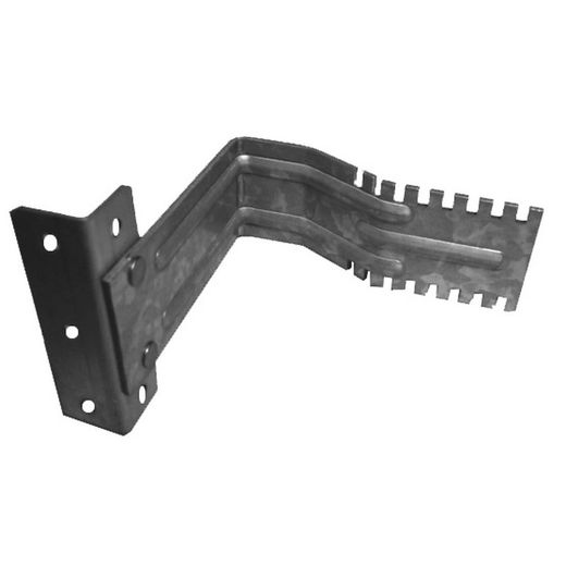 Support vis "D" au cadre (tôle 3 mm) dentelé